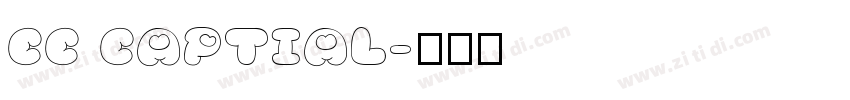 CC CAPTIAL字体转换
